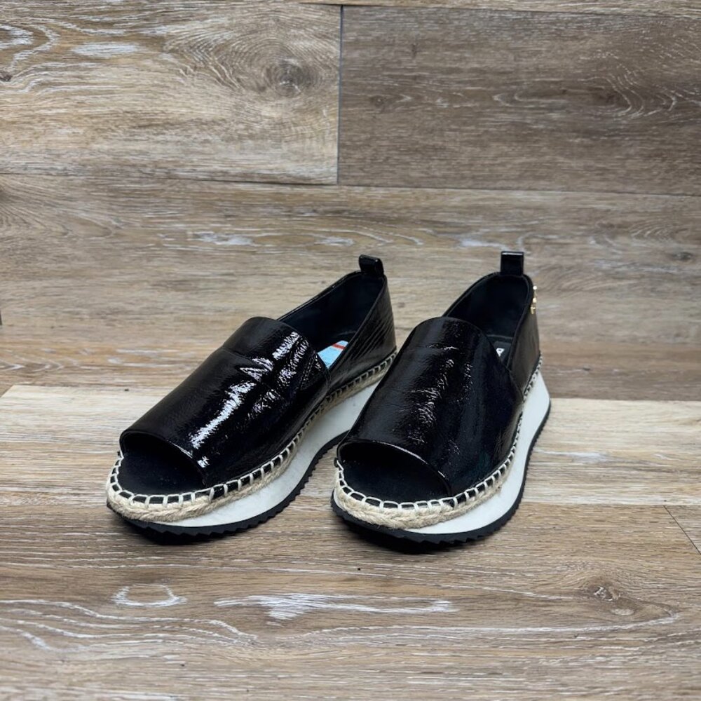 DKNY Black Glossy Sandals